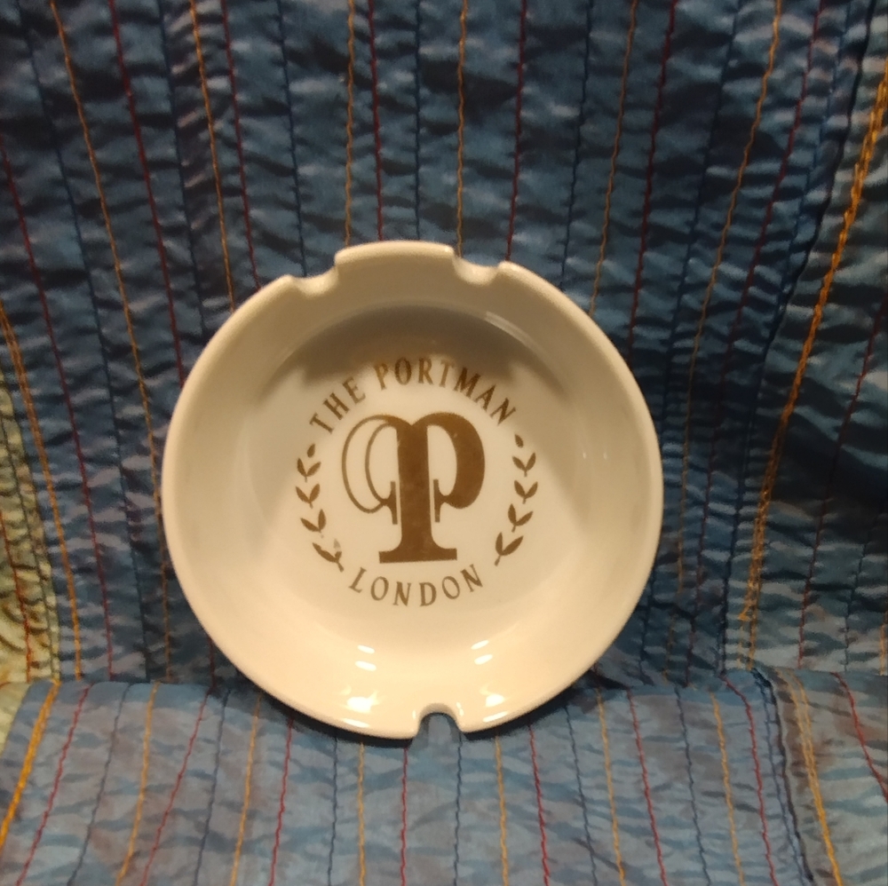 The Portman London White Ashtray